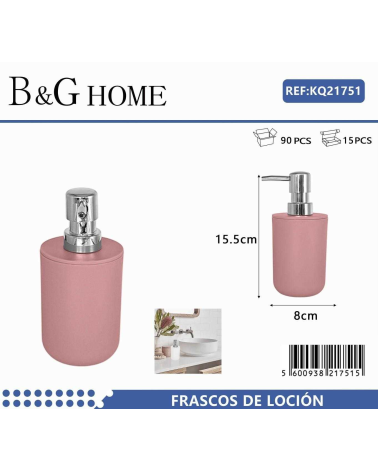 Θήκες κρεμοσάπουνου Dispenser πλαστικές - Σετ 5pcs - Pink