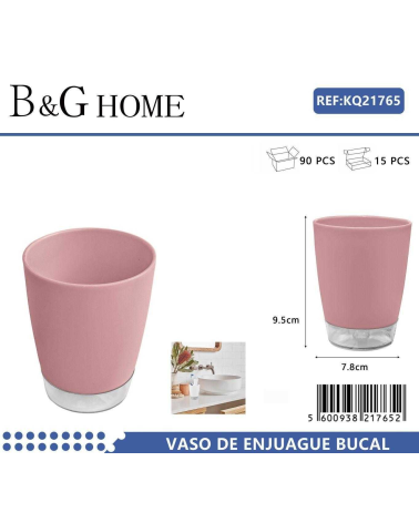 Θήκες οδοντόβουρτσας πλαστικές σε σετ 5Χ - Pink