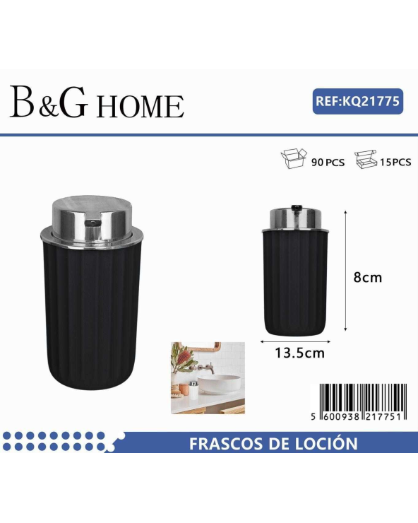 Θήκες κρεμοσάπουνου Dispenser πλαστικές - Σετ 5pcs - Black