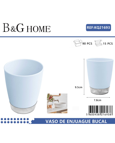 Θήκες οδοντόβουρτσας πλαστικές σε σετ 5Χ - Light Blue - 21693