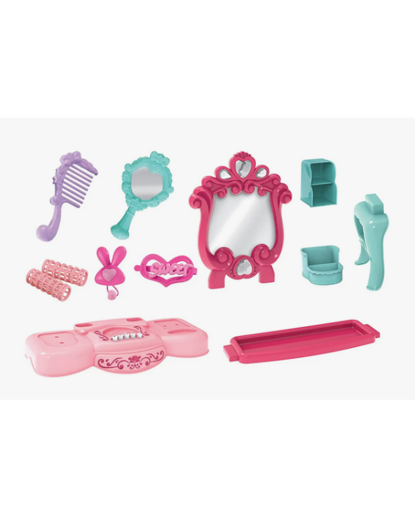 Παιδική τουαλέτα ομορφιάς με αξεσουάρ - 71022-41