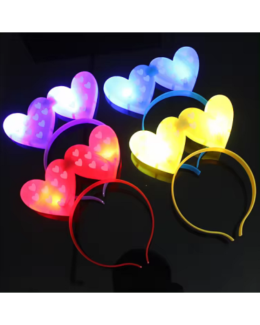 Παιδική στέκα με φωτιζόμενες καρδιές LED - 3291