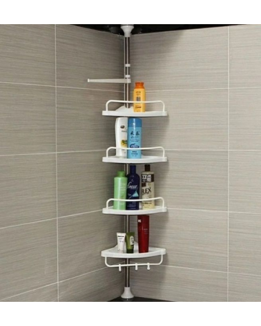 Τηλεσκοπική ραφιέρα μπάνιου γωνιακή - A0028