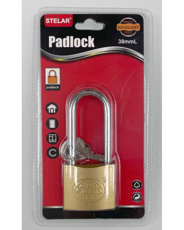 Λουκέτο μακρύ - STELAR - 38mm