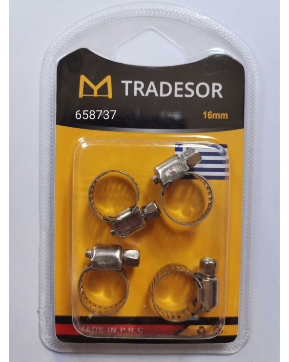 Σφιγκτήρες σωλήνων - 16mm - Σετ 12 πακέτων