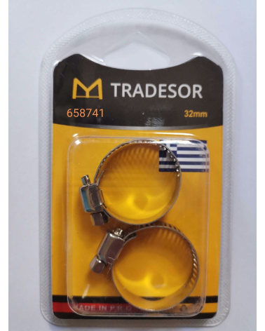 Σφιγκτήρες σωλήνων - 32mm - Σετ 12 πακέτων