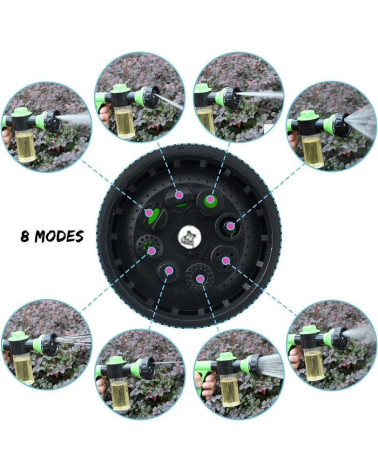 Πιστόλι ποτίσματος για λάστιχο με δοχείο σαπουνιού