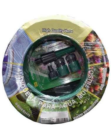 Λάστιχο ποτίσματος με 4 εξαρτήματα - 10m