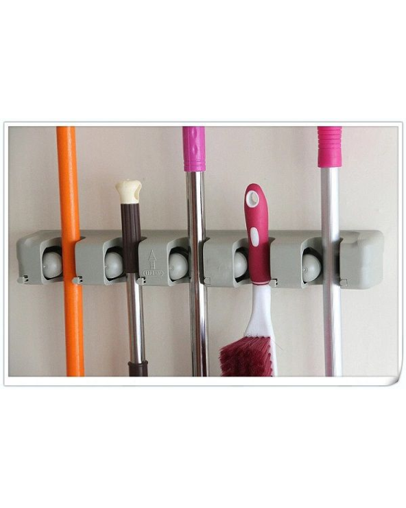 Επιτοίχια βάση για σκούπες 5 θέσεων - 3902-5