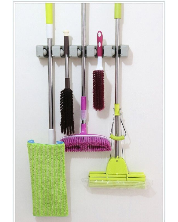 Επιτοίχια βάση για σκούπες 5 θέσεων - 3902-5