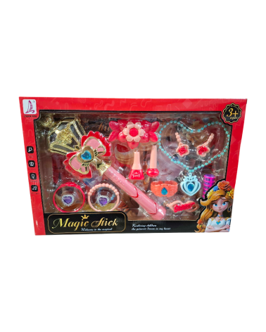 Σετ μαγικό ραβδί LED με αξεσουάρ ομορφιάς - 621-8