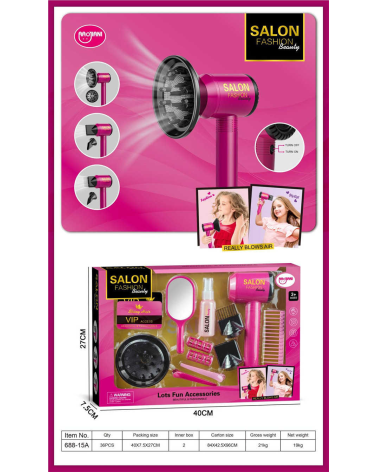 Παιδικό σετ κομμωτικής - 13pcs - 688-15A