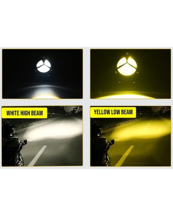 Προβολέας μοτοσυκλέτας LED - Σετ 2Χ - 3104707