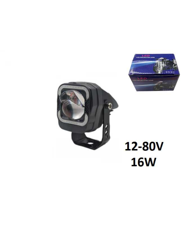 Προβολέας μοτοσυκλέτας LED - 16W - 12/24V - 3104504/24