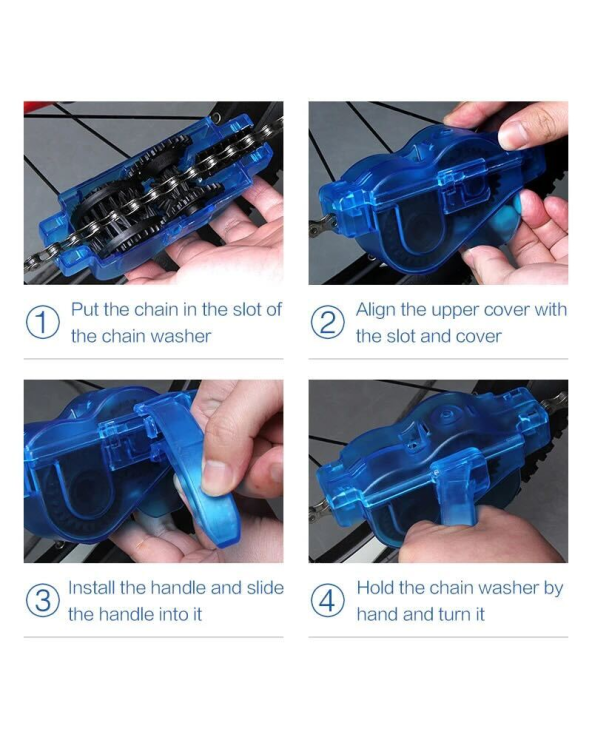 Σετ βούρτσα καθαρισμού αλυσίδας ποδηλάτου - S64-03
