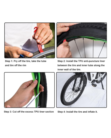 Εσωτερική προστατευτική ταινία ελαστικού ποδηλάτου - S70-04B - 700CC