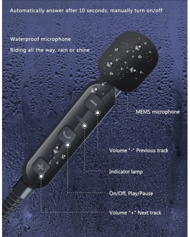 Ασύρματη ενδοεπικοινωνία κράνους μοτοσυκλέτας - Bluetooth - GT0 - Fineblue