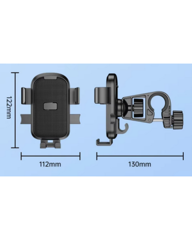 Βάση στήριξης smartphone ποδηλάτου/μοτοσυκλέτας - YC-D2 - 811870 - Pink