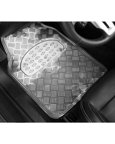 Πατάκια αυτοκινήτου - Celebrity Car - 016 - 4pcs - 122292 - Silver