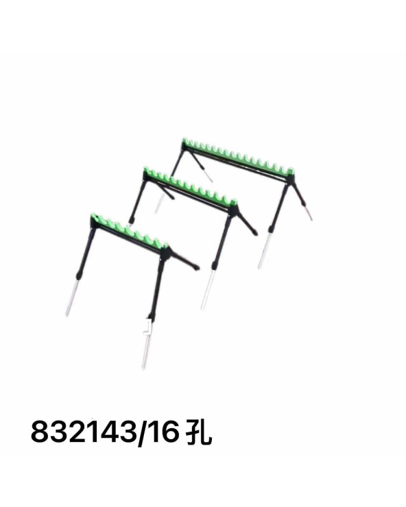 Βάση στήριξης καλαμιών 16 θέσεων - Μεταλλική