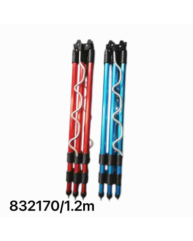 Βάση στήριξης καλαμιών 6 θέσεων - Μεταλλική - 1.2m