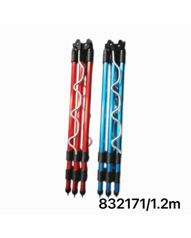 Βάση στήριξης καλαμιών 6 θέσεων - Μεταλλική - 1.2m