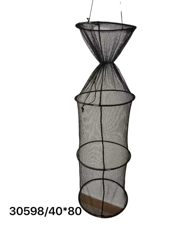 Πτυσσόμενο ψαροκάλαθο φύλαξης ψαριών - Δίχτυ - 35x90cm