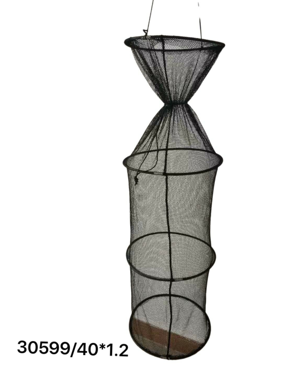 Πτυσσόμενο ψαροκάλαθο φύλαξης ψαριών - Δίχτυ - 40x120cm