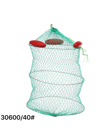 Πτυσσόμενο ψαροκάλαθο φύλαξης ψαριών - Δίχτυ - 40cm