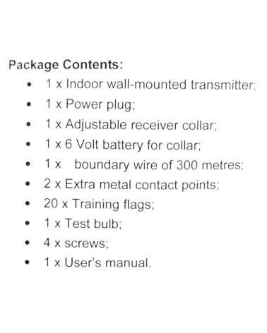 Ηλεκτρονικό σύστημα περίφραξης για σκύλους - 024