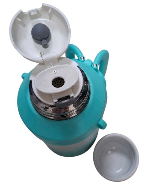 Φορητό παγούρι-θερμός με χειρολαβή - 1000ml - 123743 - Light Blue