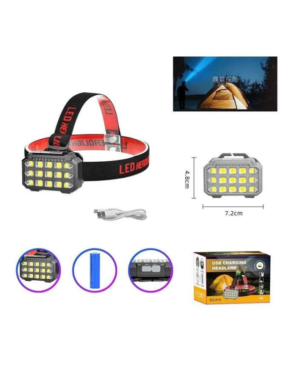 Φακός κεφαλής LED - 818