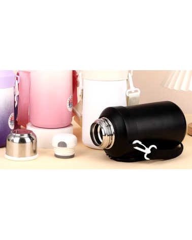 Φορητό παγούρι-θερμός με χειρολαβή - 1000ml - 219484 - Green