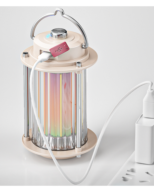 Επαναφορτιζόμενο φαναράκι LED και κρεμαστό φωτιστικό - 6611-2