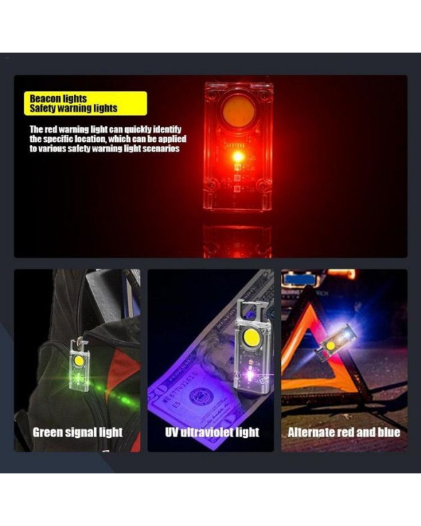 Πολυλειτουργικός φακός LED μπρελόκ - FA-G906