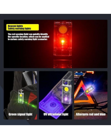 Πολυλειτουργικός φακός LED μπρελόκ - FA-G906
