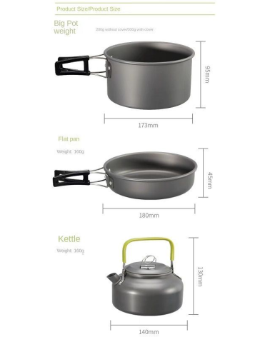 Φορητό σετ μαγειρικής εξωτερικού χώρου - SK21