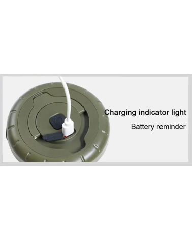 Επαναφορτιζόμενη λάμπα LED με γιρλάντα φωτισμού – String Light - YD2314 - 272543 - RGB