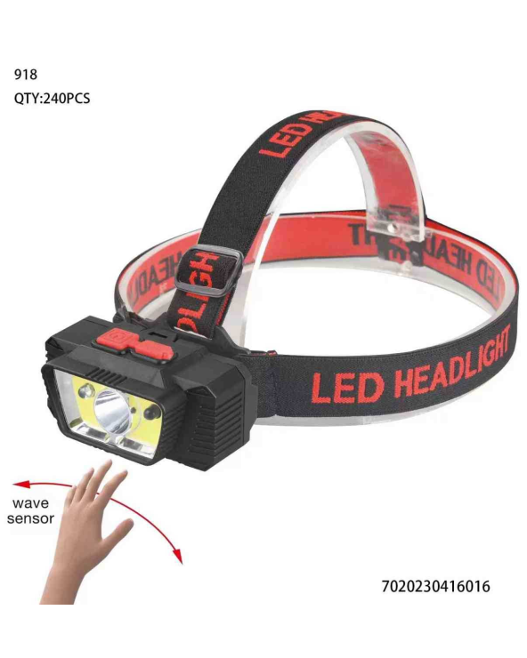 Φακός κεφαλής LED - 918