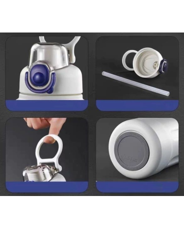 Φορητό παγούρι-θερμός - L8697 - 600ml - 541121 - Green