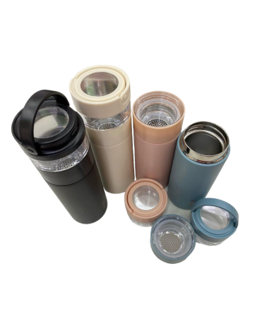 Φορητό παγούρι-θερμός - ZF017 - 420ml - 640178 - Black