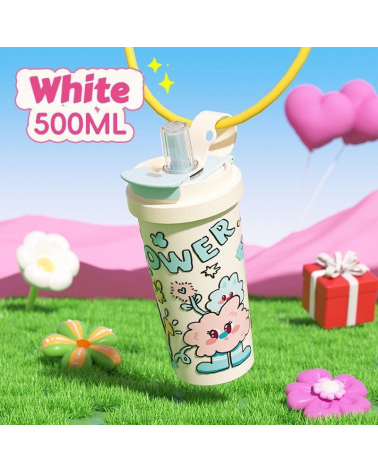Παιδικό παγούρι-θερμός - 500ml - 696222 - White