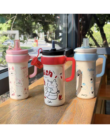 Παιδικό παγούρι-θερμός - 700ml - 696291 - Red