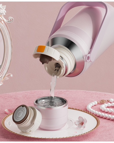 Φορητό παγούρι-θερμός - 1200ml - 696482 - Black