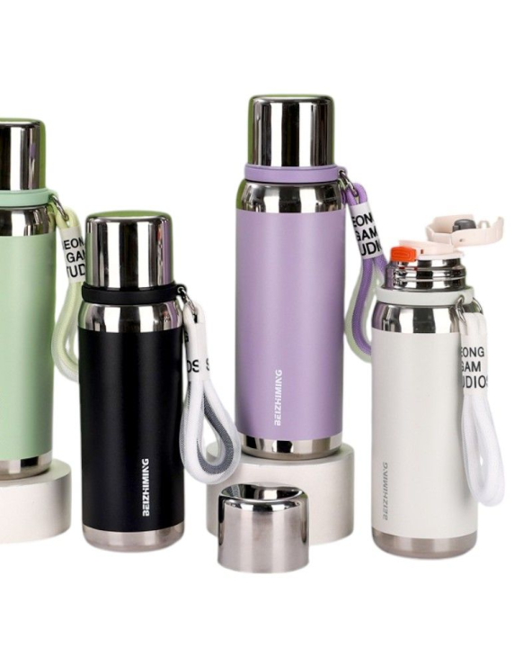 Φορητό παγούρι-θερμός - 800ml - 722313 - White