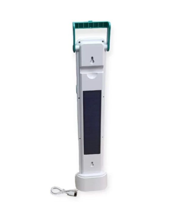 Επαναφορτιζόμενος φακός LED έκτακτης ανάγκης με ηλιακό πάνελ - ZB-S175