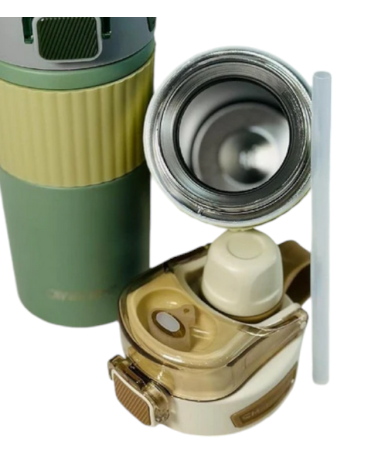 Φορητό παγούρι-θερμός - CF8235 - 600ml - 882393 - Grey/Green