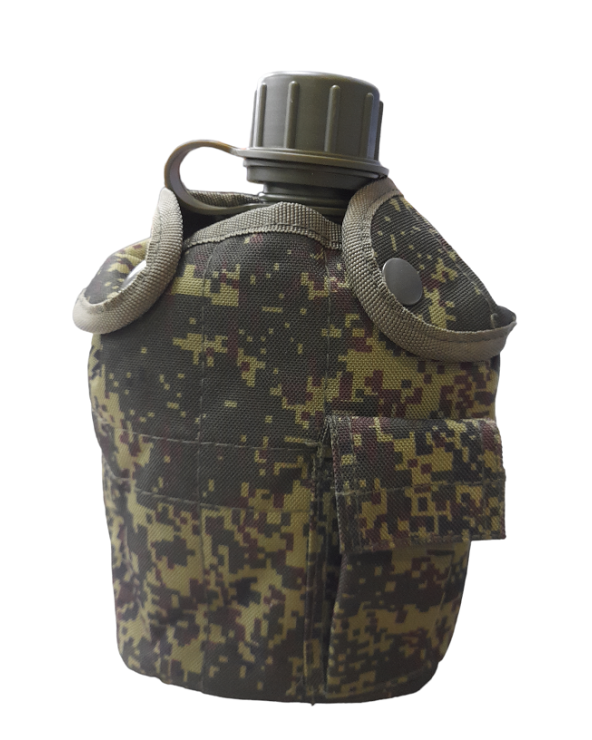 Στρατιωτική καραβάνα με παγούρι - 920007 - Green