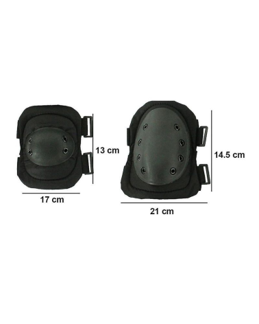 Σετ επιγονατίδες & επιαγκωνίδες - Tactical - 4pcs - 920075 - Beige