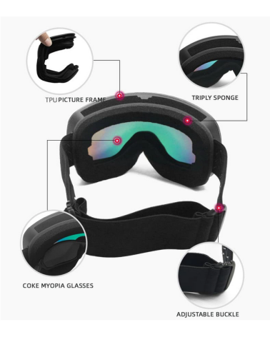 Μάσκα Σκι - HX037 - 920679 - Colorful Mirror